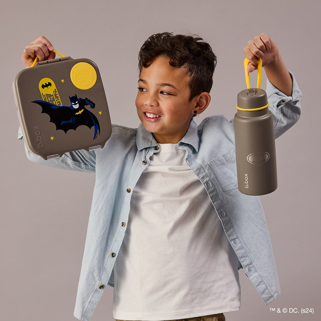 Batman by b.box - Bottiglia isolata flip top da 1 litro