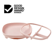 Suction plate 2 in 1 - blush