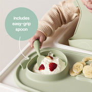 Tappetino per la pappa Roll + Go - Salvia