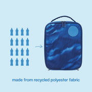 borsa pranzo isolata flexi - blu profondo
