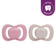 confezione doppia di succhietti - berry + blush