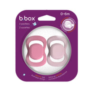 confezione doppia di succhietti - berry + blush