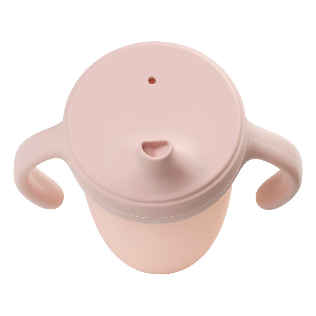 Tazza con beccuccio in silicone - blush