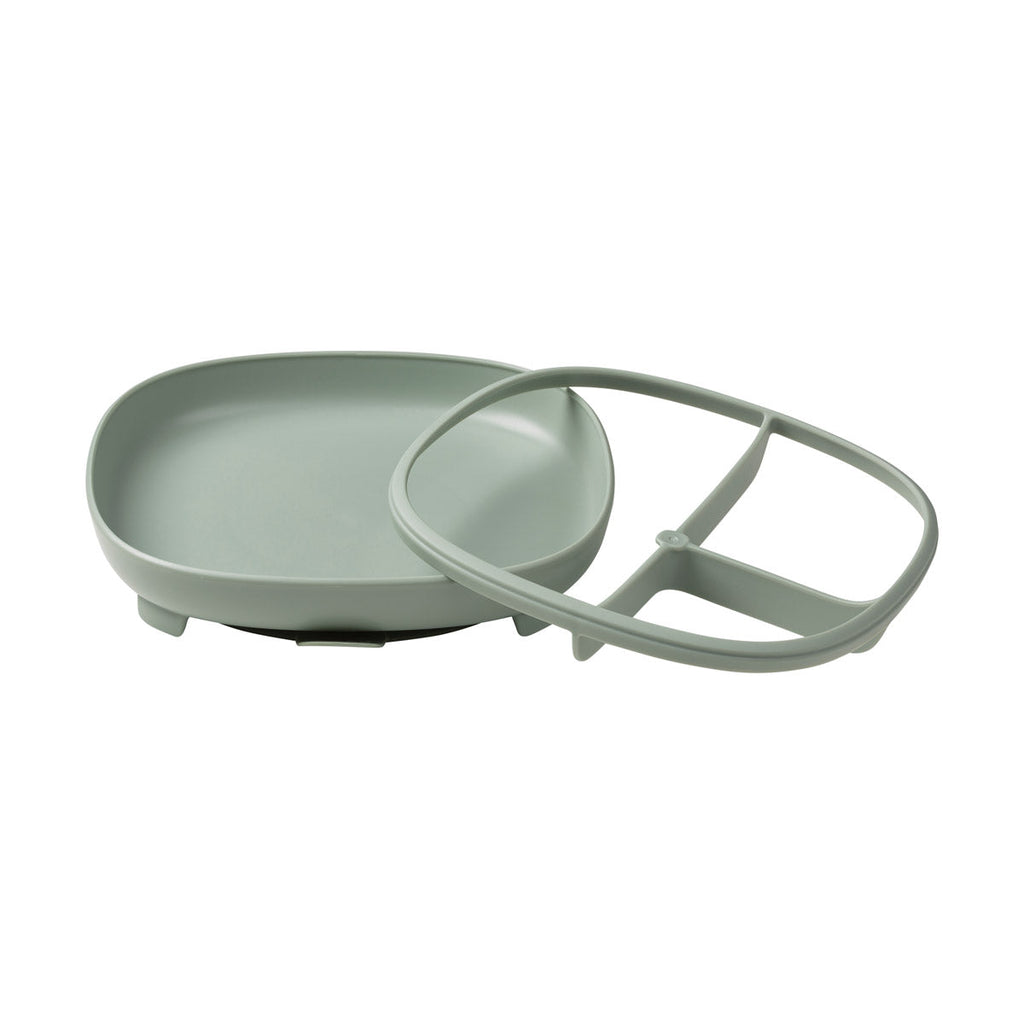 Suction plate 2 in 1 - sage