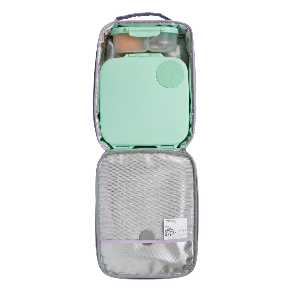 borsa da pranzo isolata flexi - giardino lilla