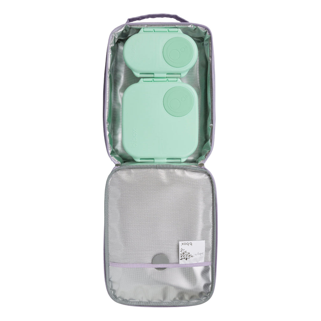 borsa da pranzo isolata flexi - giardino lilla