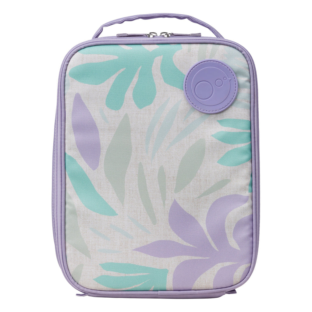 borsa da pranzo isolata flexi - giardino lilla