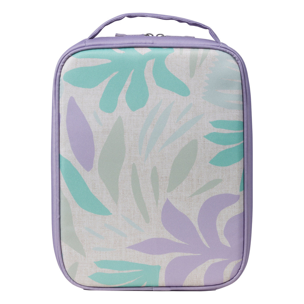 borsa da pranzo isolata flexi - giardino lilla