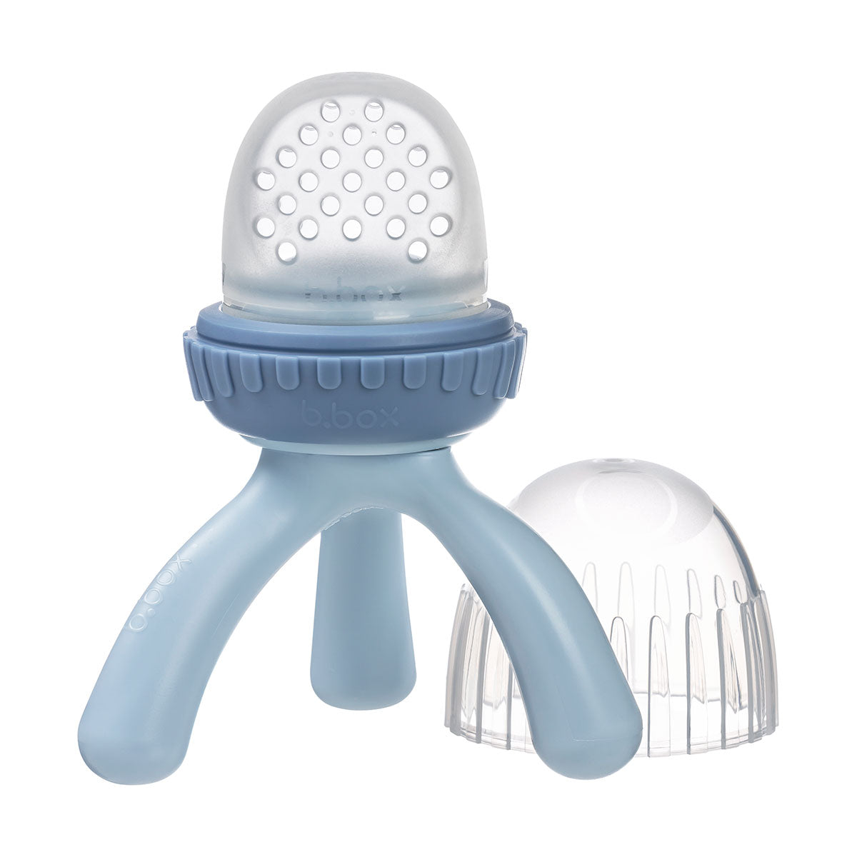Mangiatoia in silicone per alimenti freschi - blu ninna nanna