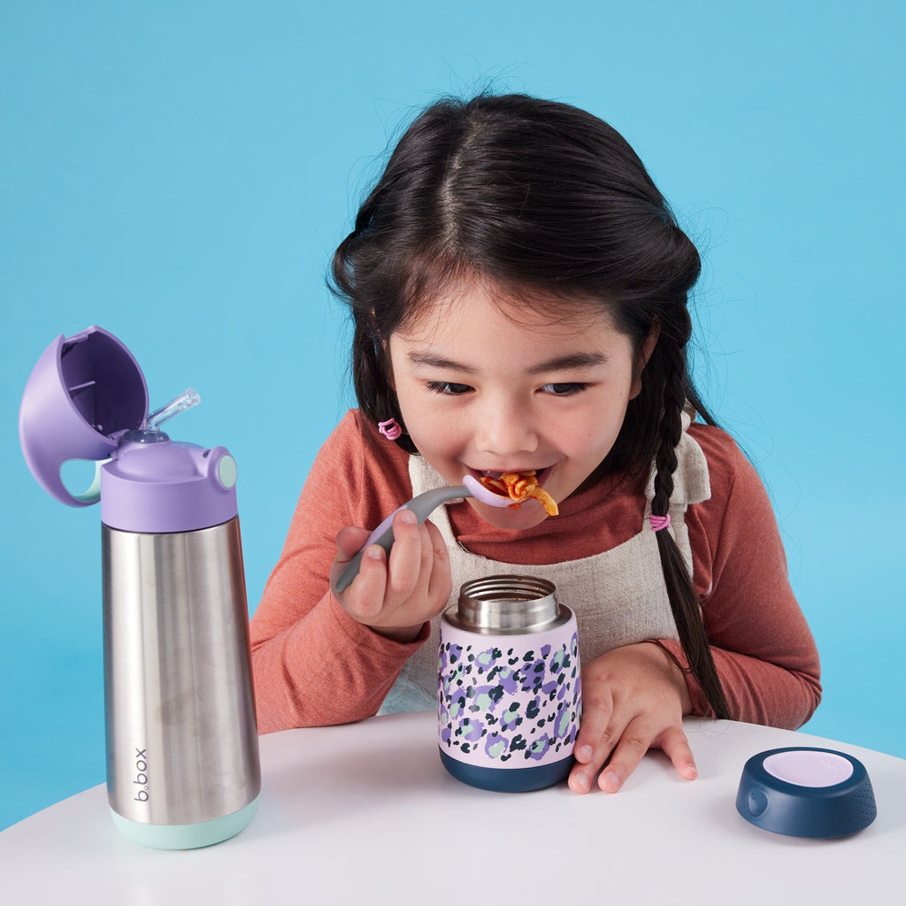 barattolo isolato per alimenti mini - blu mimetico