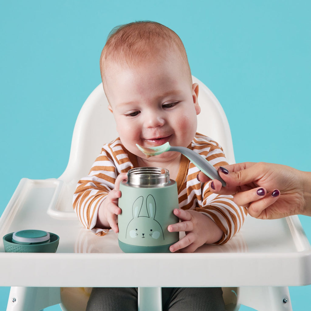 barattolo isolato per alimenti mini - blu mimetico