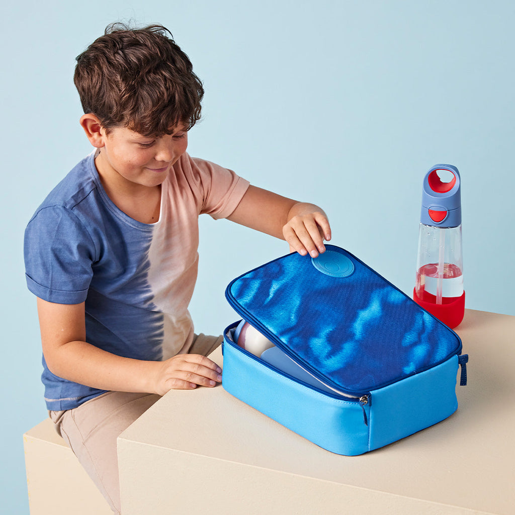 borsa pranzo isolata flexi - blu profondo