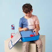 borsa pranzo isolata flexi - blu profondo