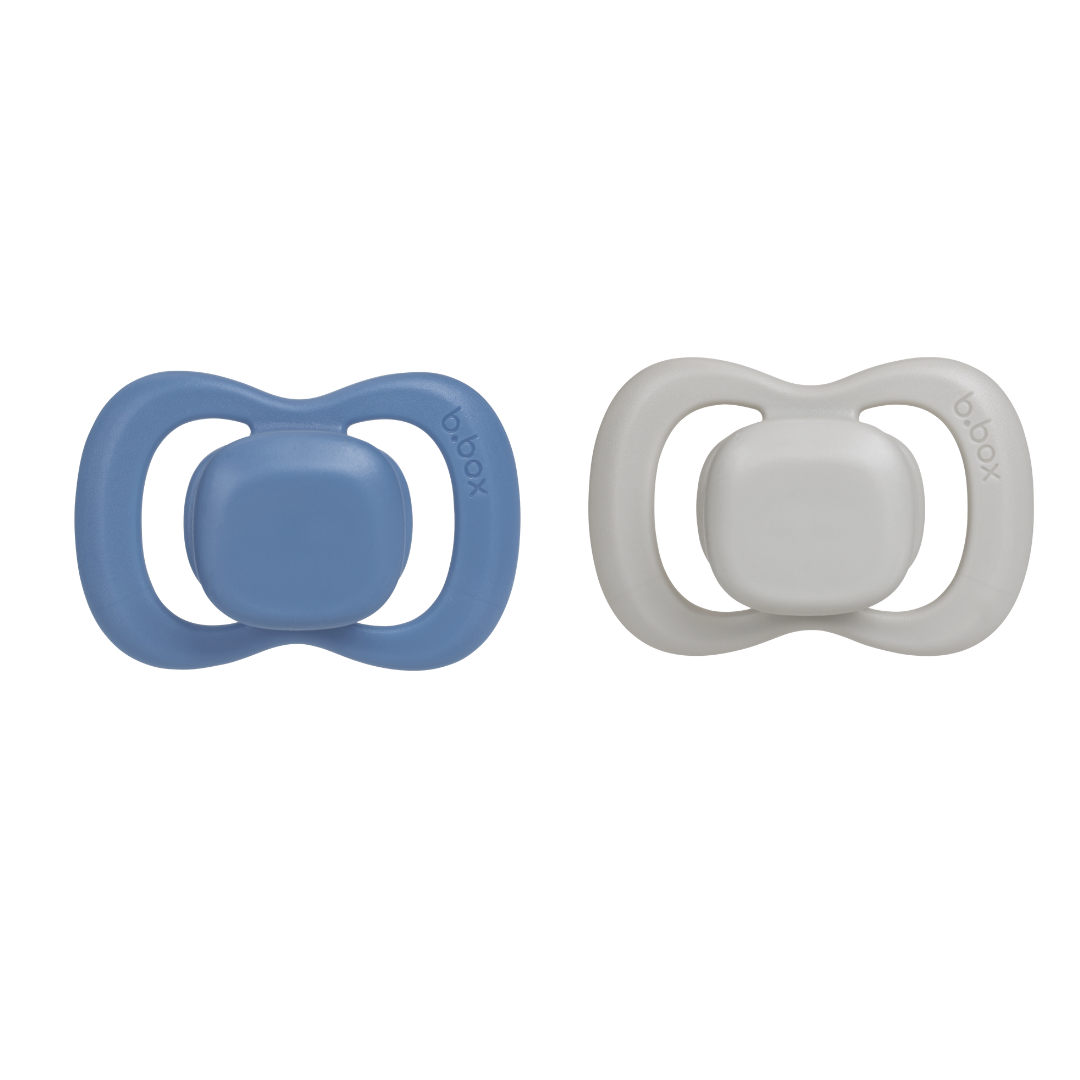 confezione doppia di ciuccio - oceano + nuvola (solo silicone)