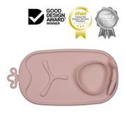 Tappetino per la pappa Roll + Go - Blush