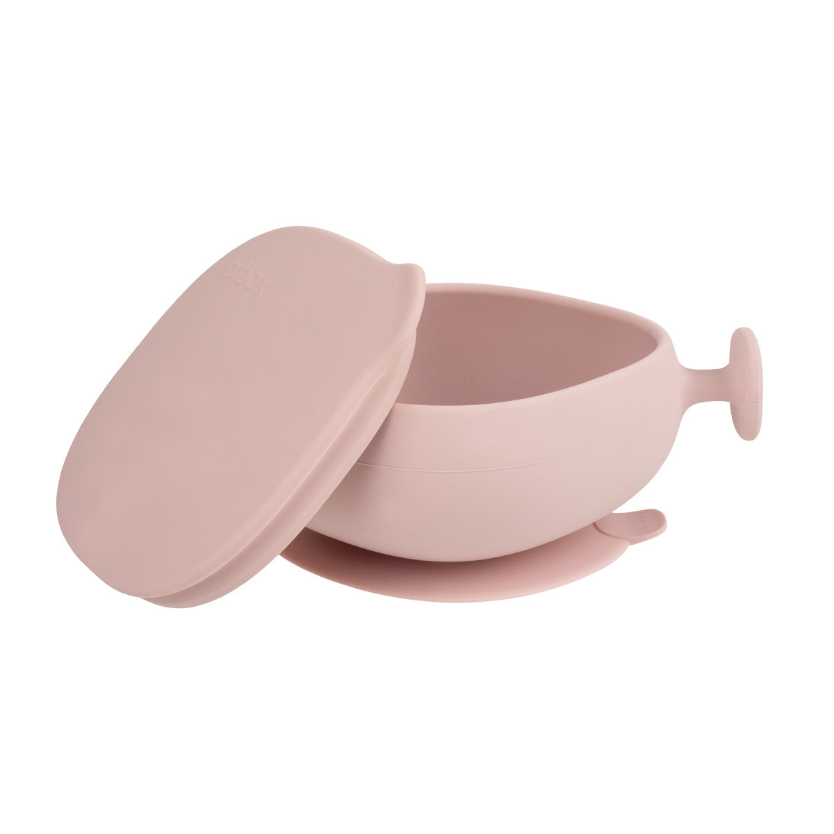 Ciotola in silicone + coperchio - blush