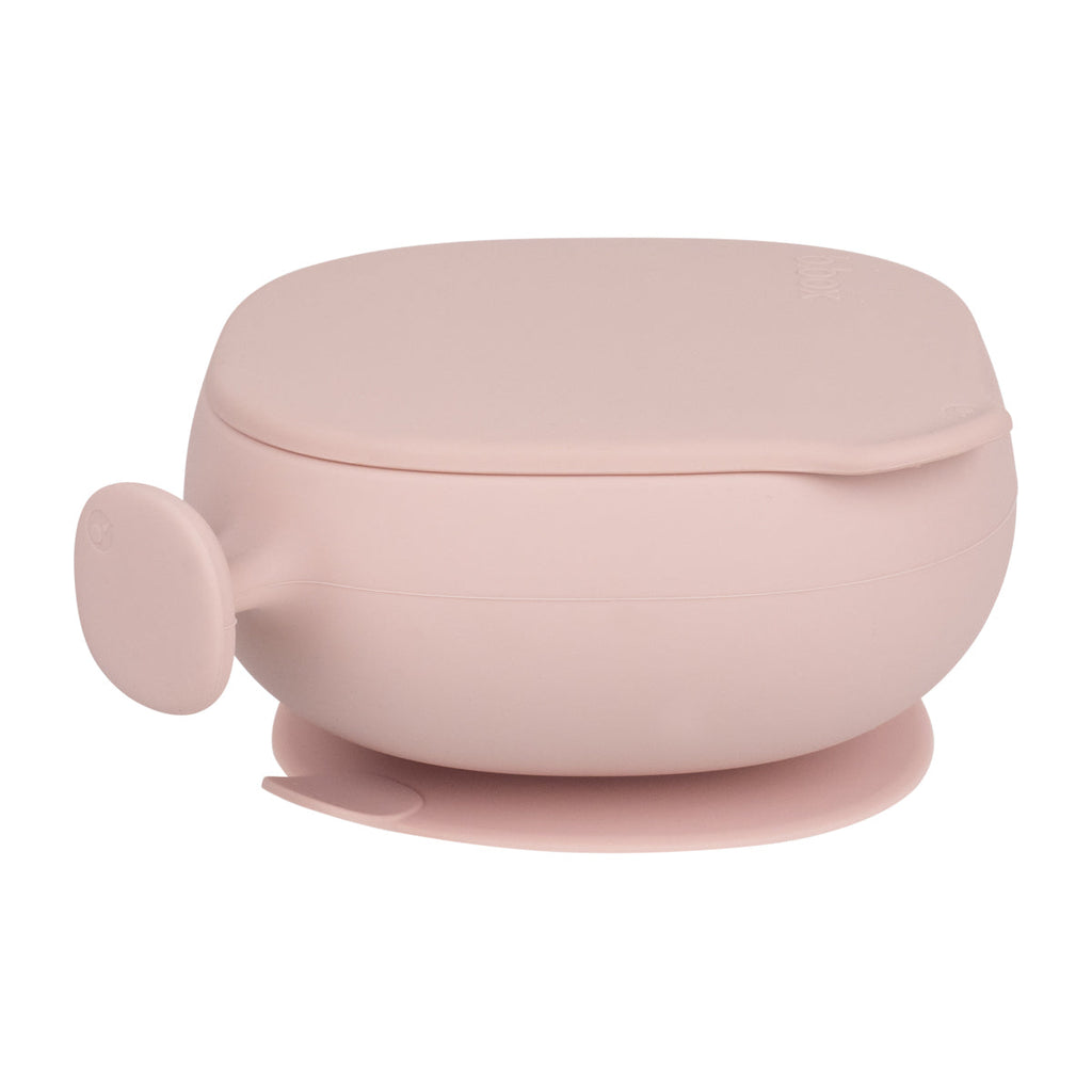 Ciotola in silicone + coperchio - blush