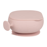 Ciotola in silicone + coperchio - blush