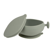 Ciotola in silicone + coperchio - salvia