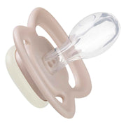 confezione doppia di succhietti glow - blush + latte