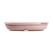 Piatto + coperchio in silicone - blush
