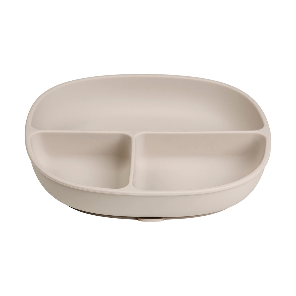 Piatto in silicone + coperchio - latte