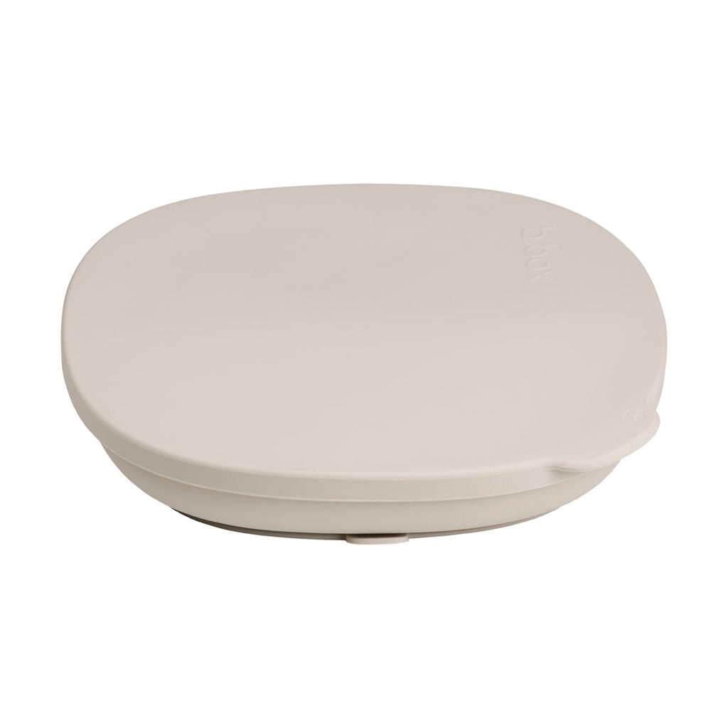 Piatto in silicone + coperchio - latte