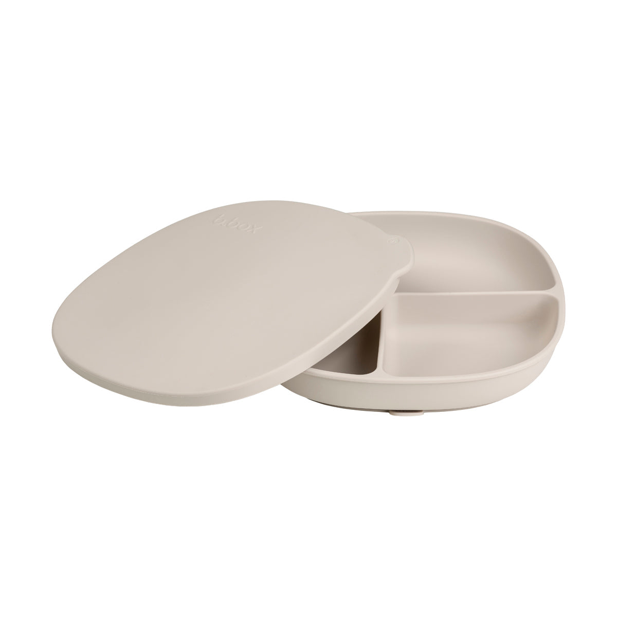 Piatto in silicone + coperchio - latte