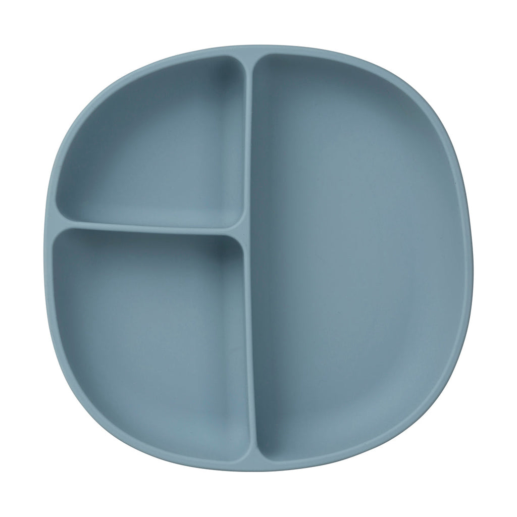 Piatto in silicone + coperchio - oceano