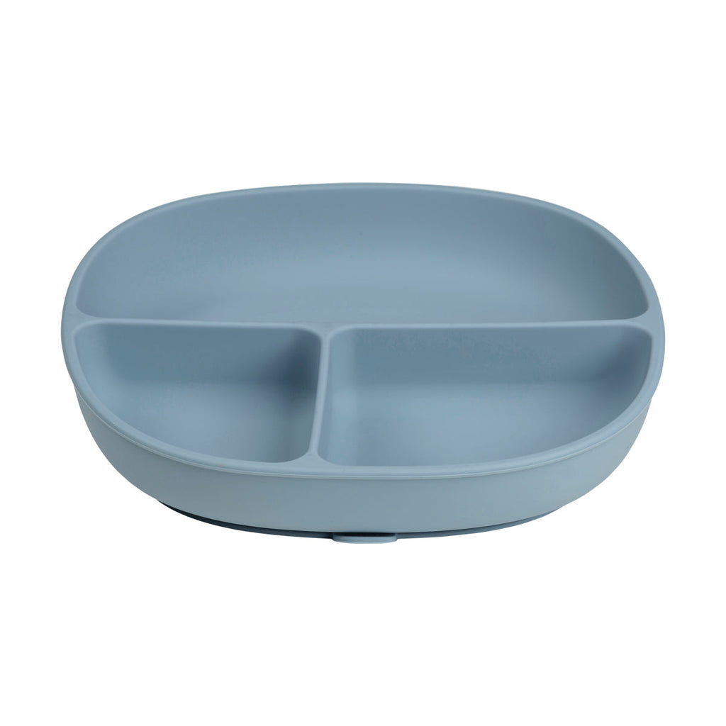 Piatto in silicone + coperchio - oceano