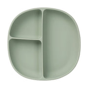 Piatto in silicone + coperchio - salvia