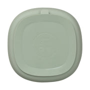 Piatto in silicone + coperchio - salvia