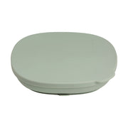 Piatto in silicone + coperchio - salvia