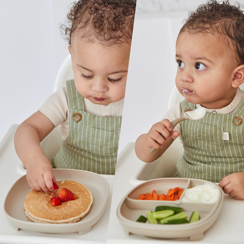 Suction plate 2 in 1 - sage