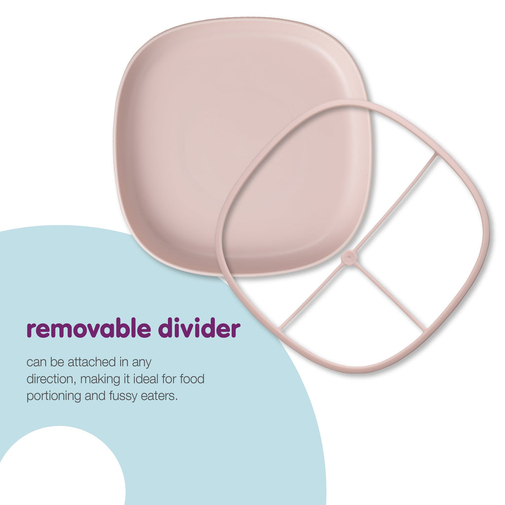 Suction plate 2 in 1 - blush