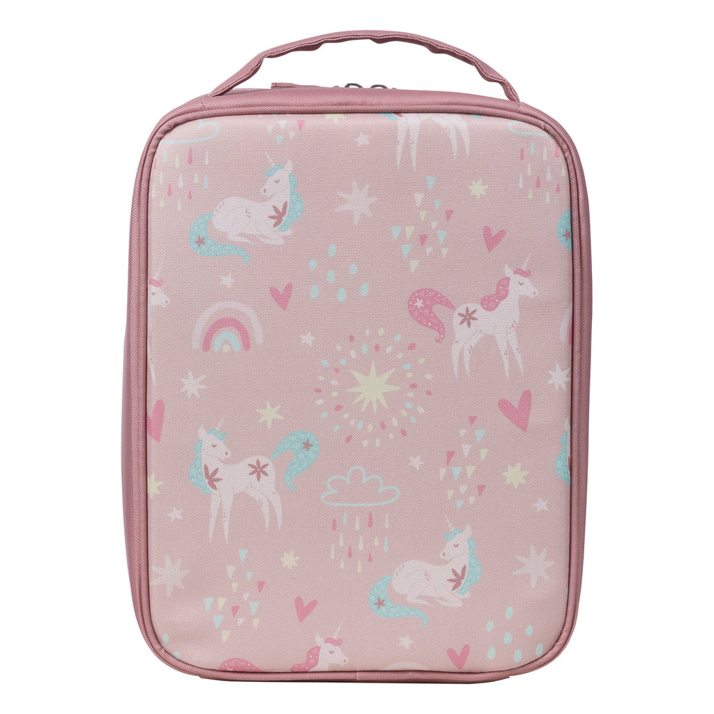 borsa da pranzo isolata flexi - sogni di unicorno