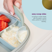 Suction plate 2 in 1 - latte